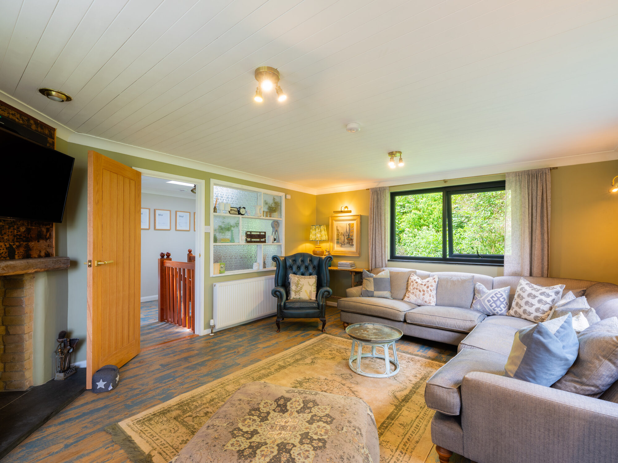 Living room at Carne Haven